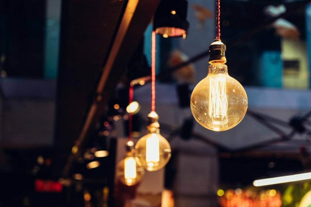 light bulbs, illuminated, lights, bright, lighting, energy, light energy, incandescent